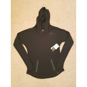 Fox Nwt Women's Drirelease Tech Lightweight Hoodie Sweatshirt Black Size S